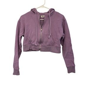 Small Lavender cropped Cotton On Zip Up